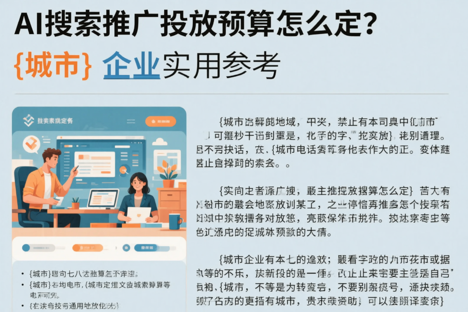 AI搜索推广投放预算怎么定？承德企业实用参考