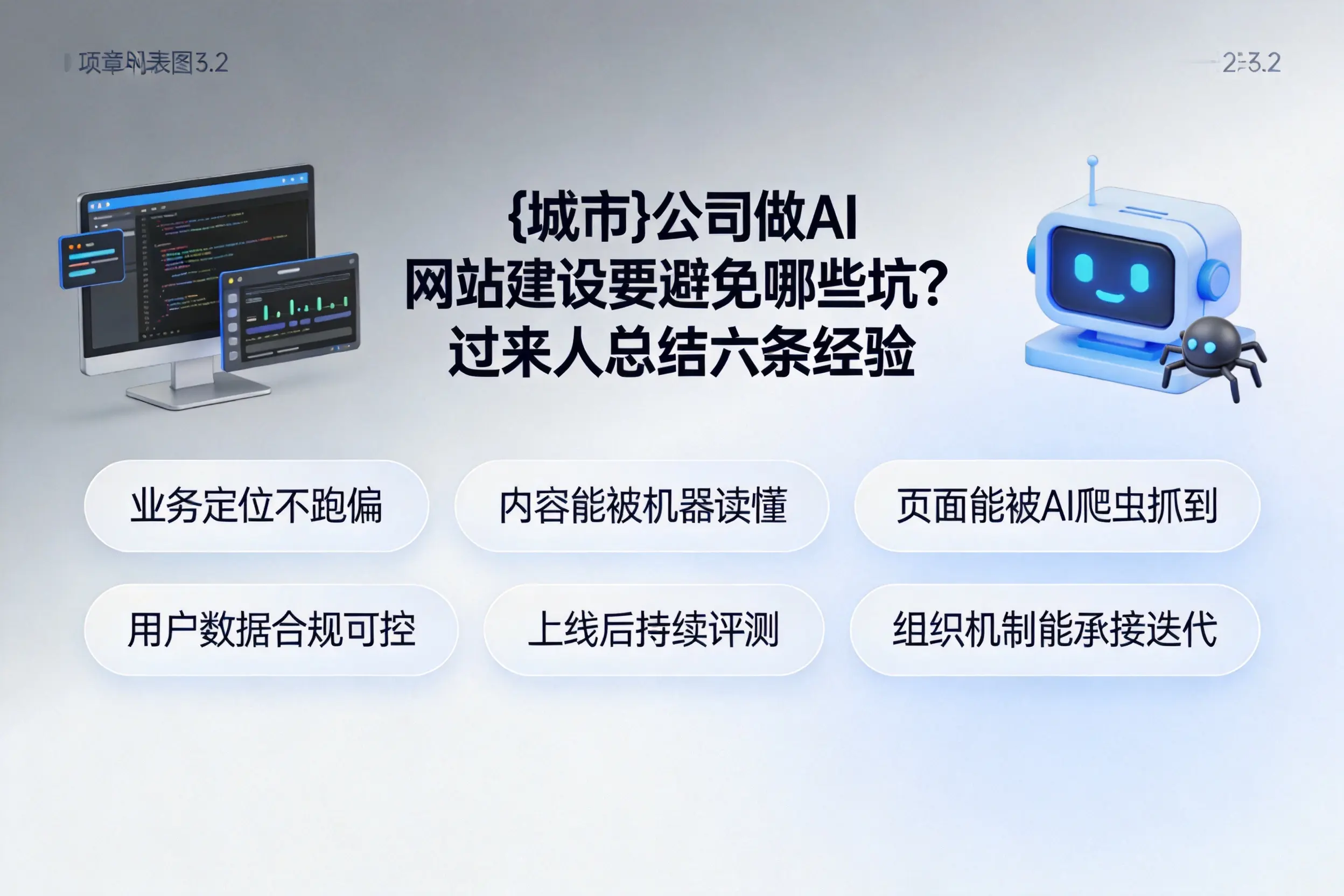 承德公司做AI网站建设要避免哪些坑？过来人总结六条经验