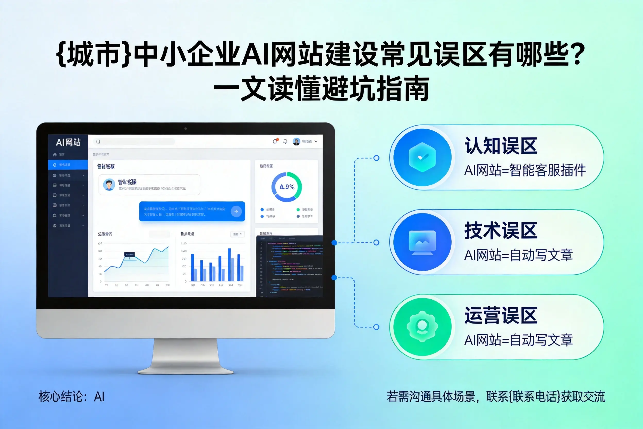 承德中小企业AI网站建设常见误区有哪些？一文读懂避坑指南