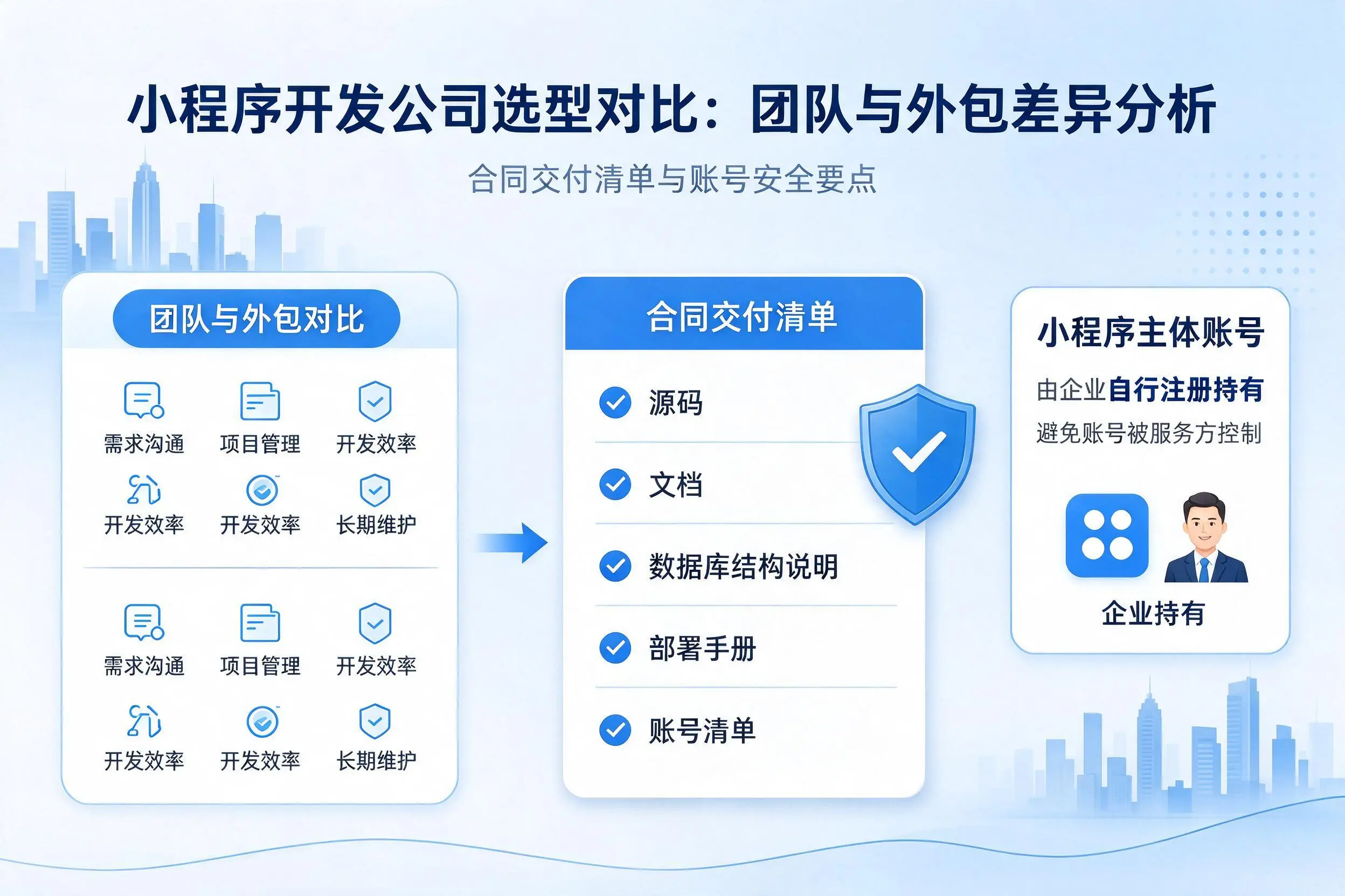 承德小程序开发公司选型对比:团队与外包差异分析