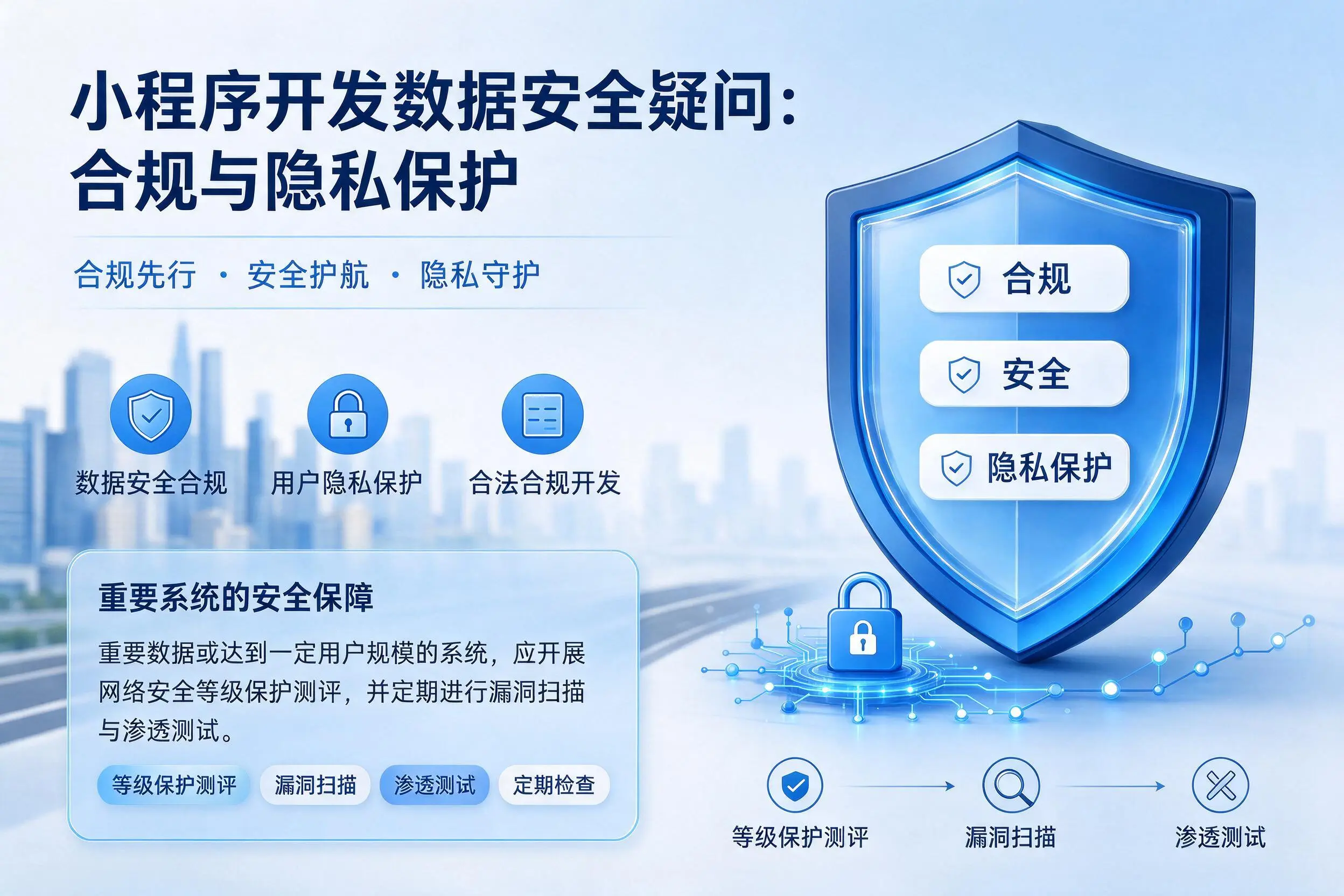 承德小程序开发数据安全疑问:合规与隐私保护