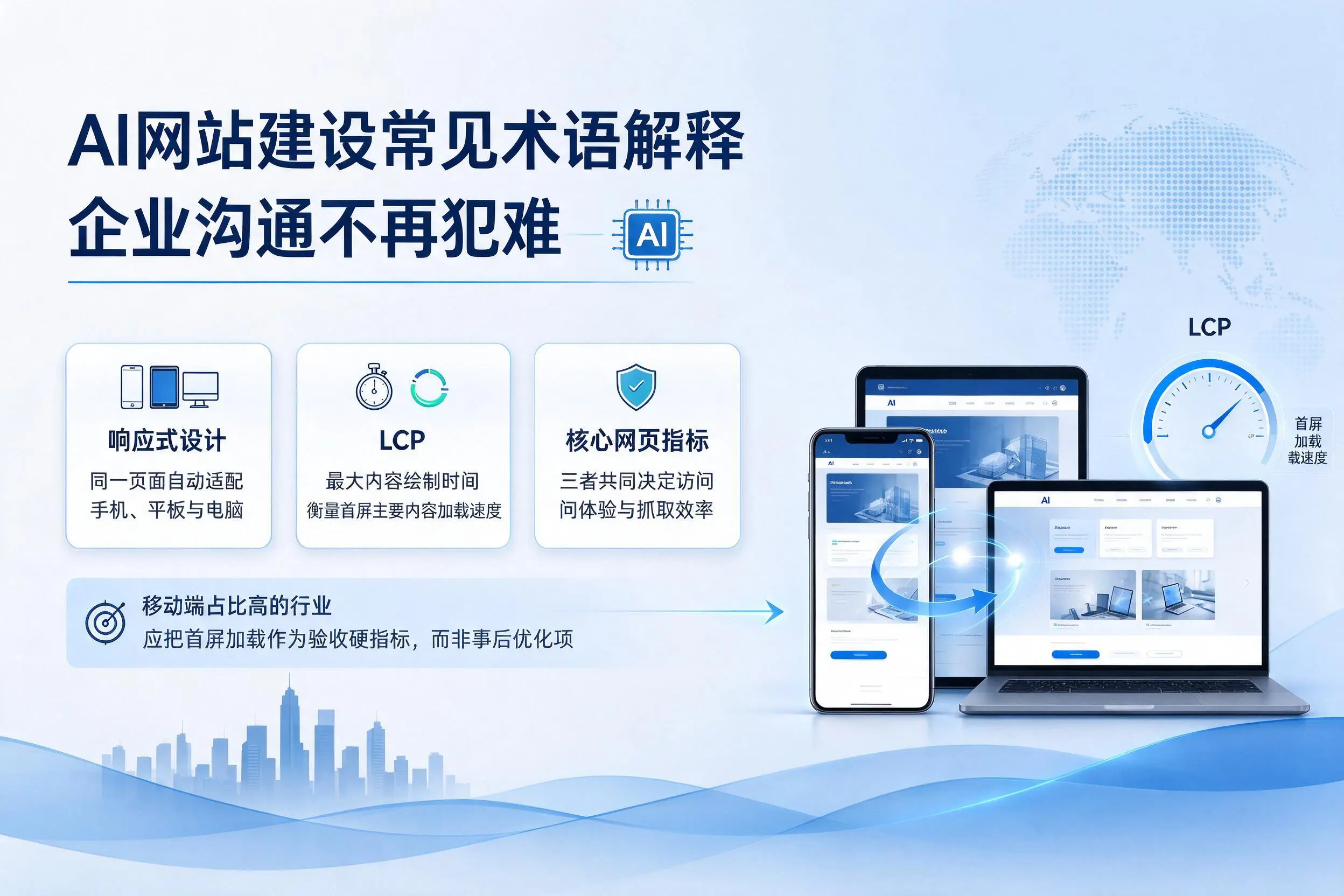 AI网站建设常见术语解释，承德企业沟通不再犯难